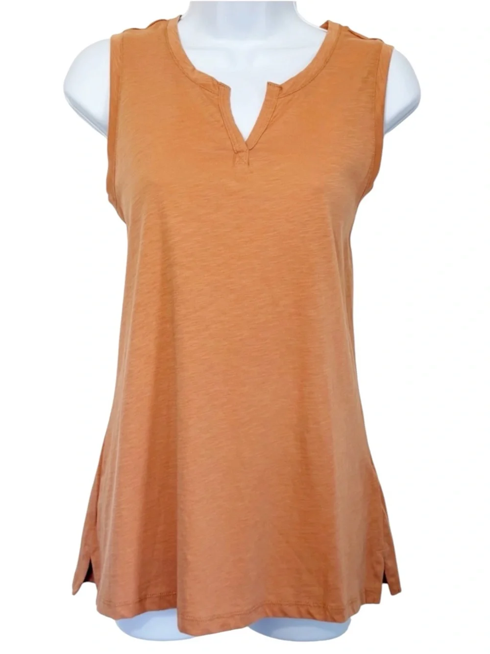 CHRISTIAN SIRIANO New York Pima Cotton Sleeveless Tank Top Relaxed Fit Large - Picture 1 of 7